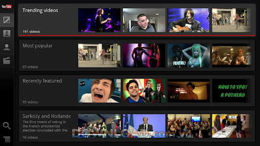 YouTube for Google TV for Android