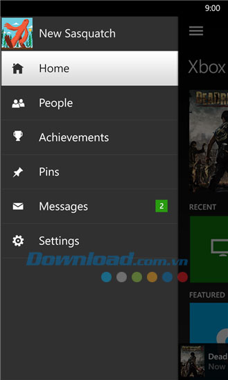 Xbox One SmartGlass for Windows Phone