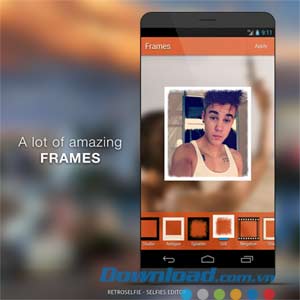 RetroSelfie - Selfies Editor cho Android