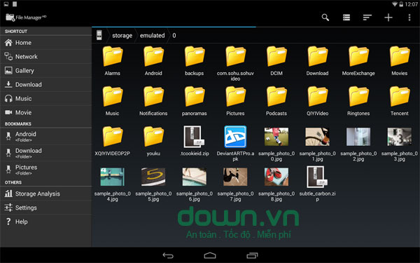File Manager HD cho Android