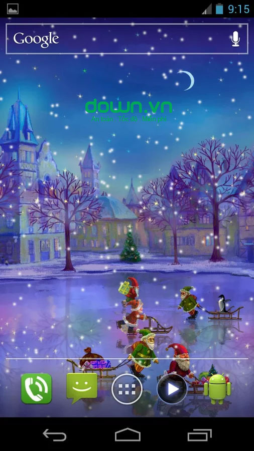 Christmas Rink Live Wallpaper cho Android